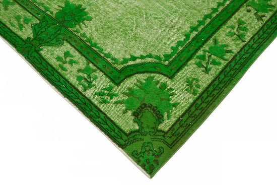 6x8 Green Over-dyed Rug - 49306