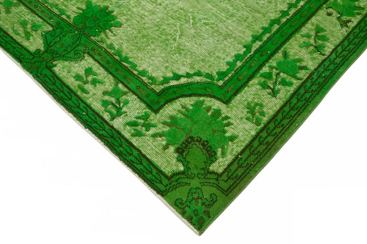 6x8 Green Over-dyed Rug - 49306