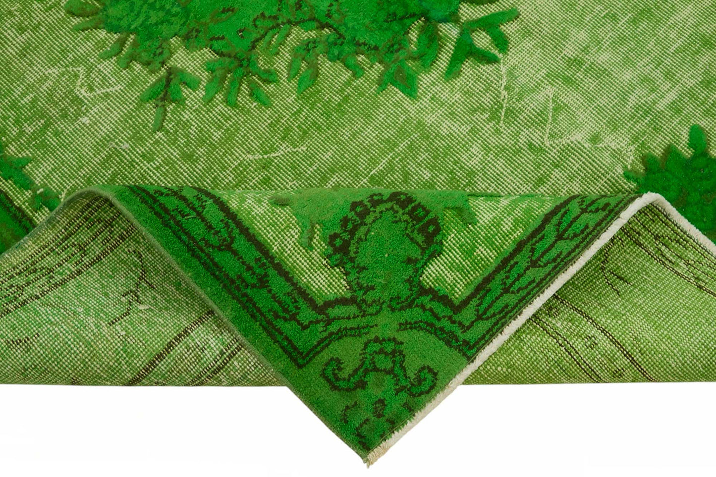 6x8 Green Over-dyed Rug - 49306