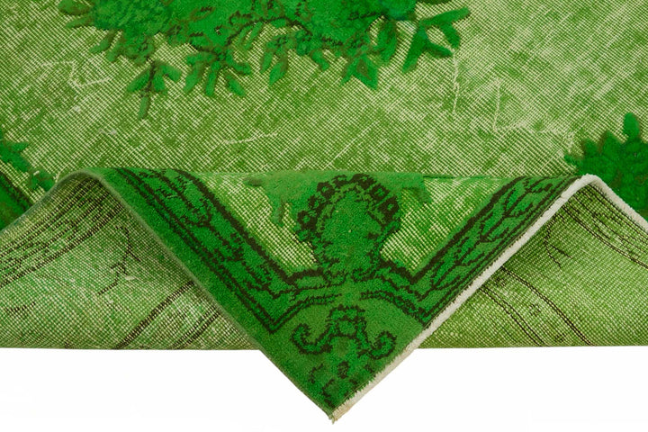 6x8 Green Over-dyed Rug - 49306