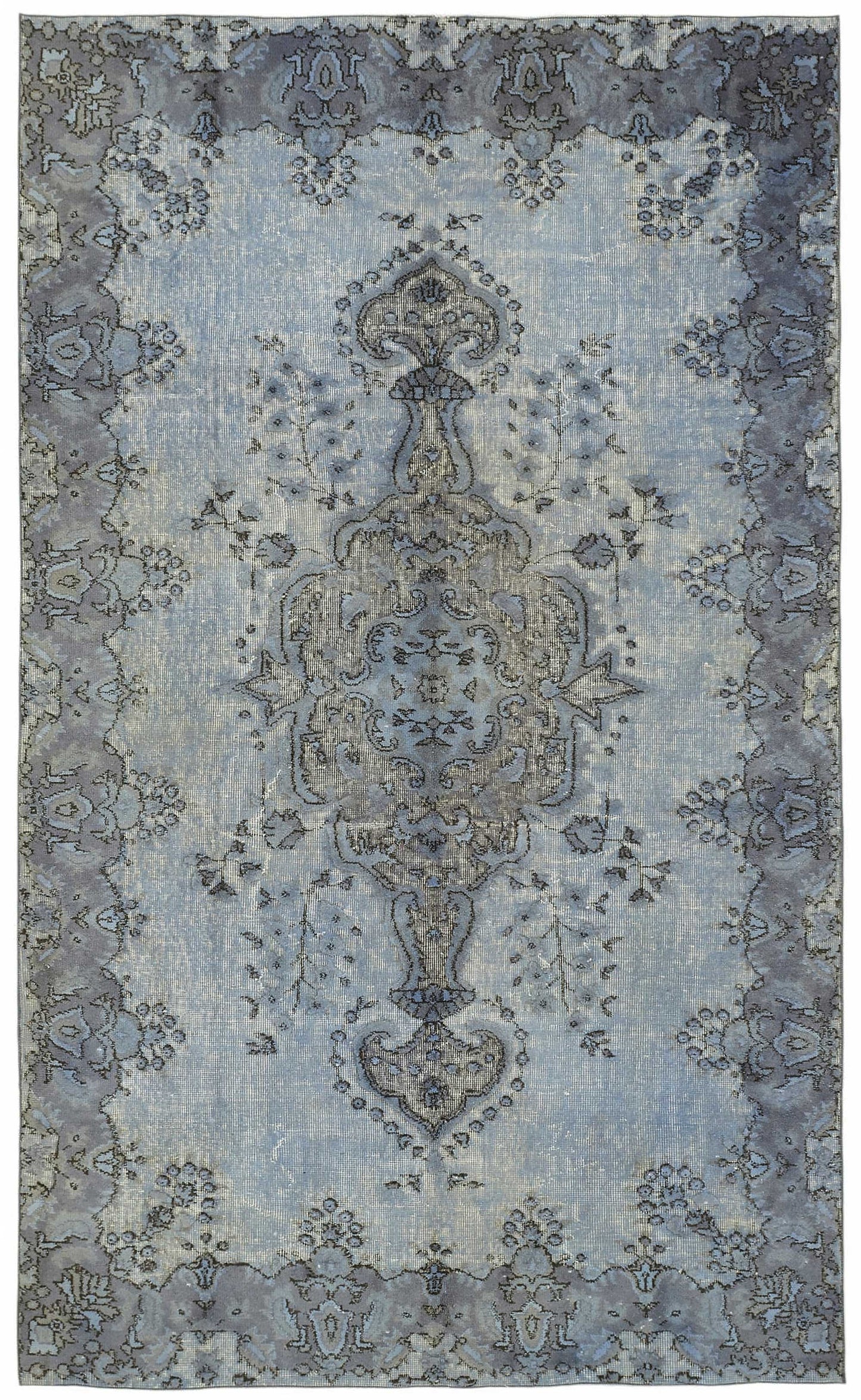 5x9 Blue Over-dyed Rug - 49307