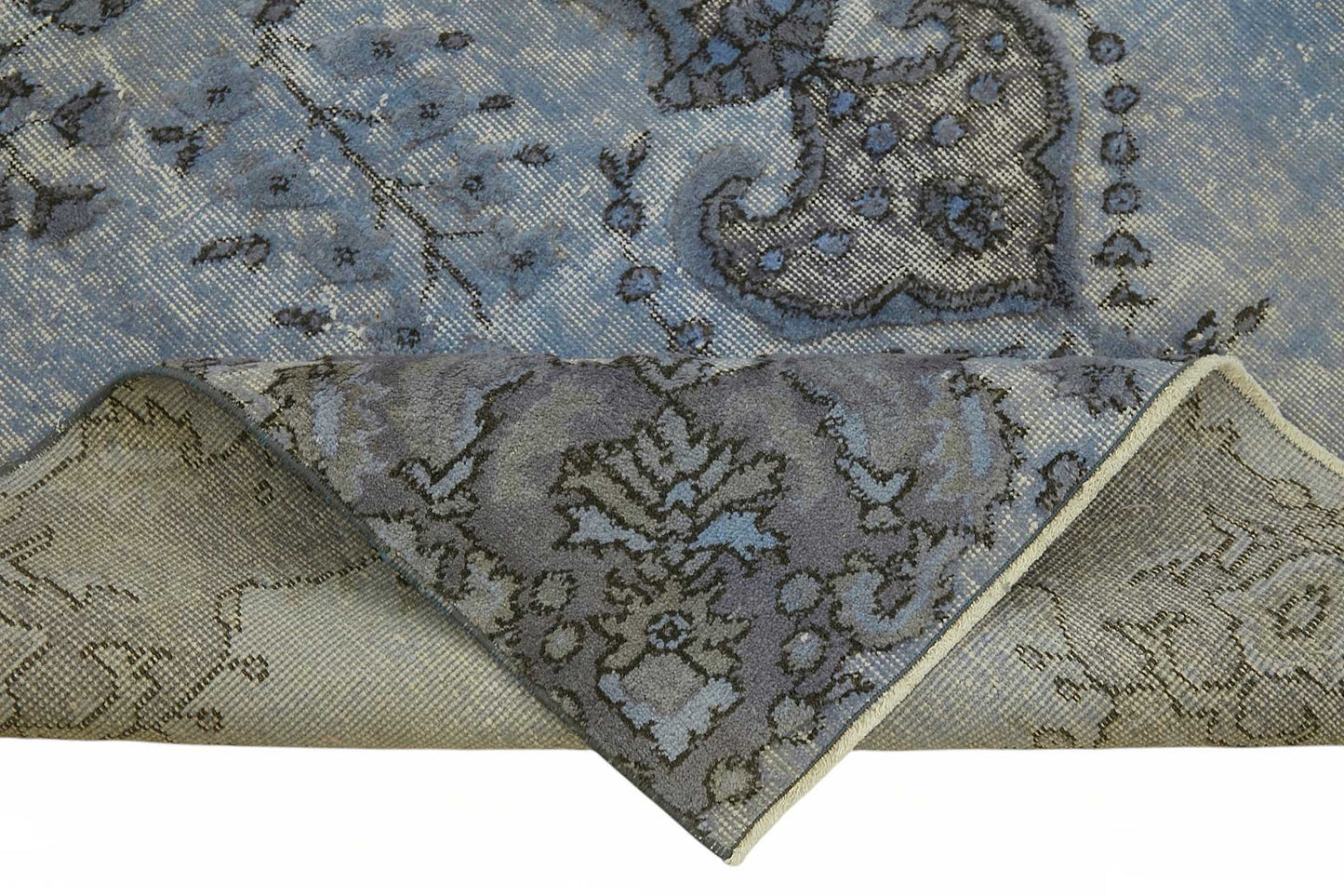 5x9 Blue Over-dyed Rug - 49307