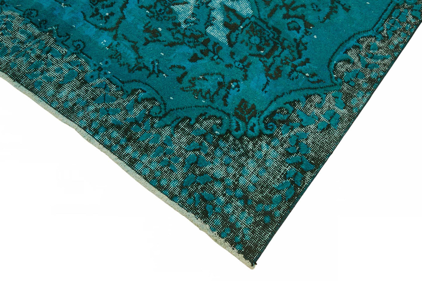 5x10 Turquoise Over-dyed Rug - 49308