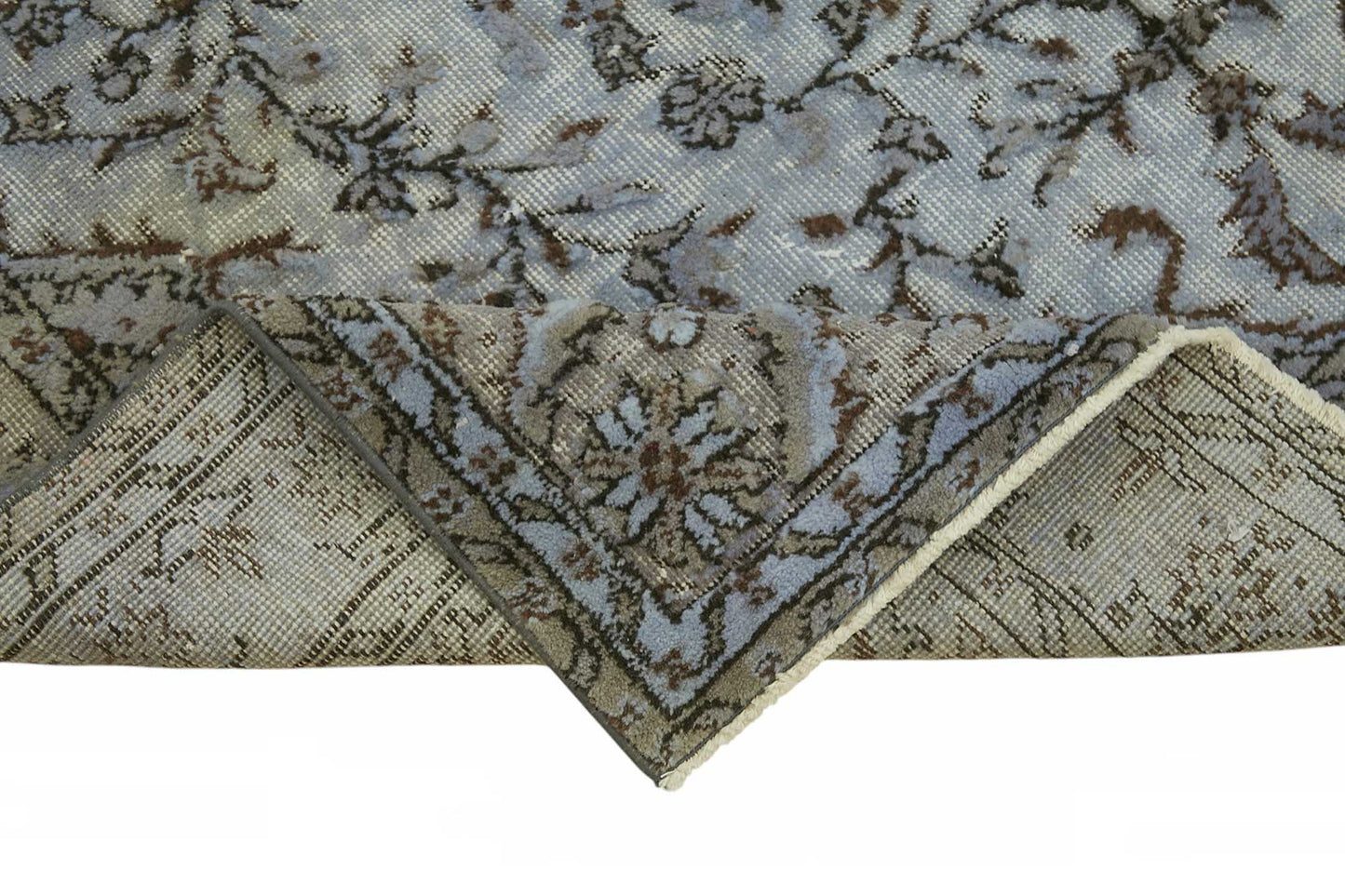 5x9 Blue Over-dyed Rug - 49310