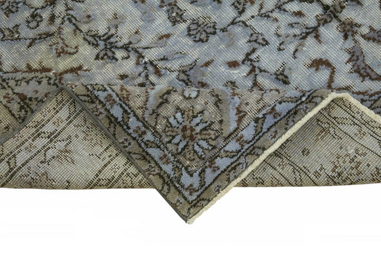 5x9 Blue Over-dyed Rug - 49310