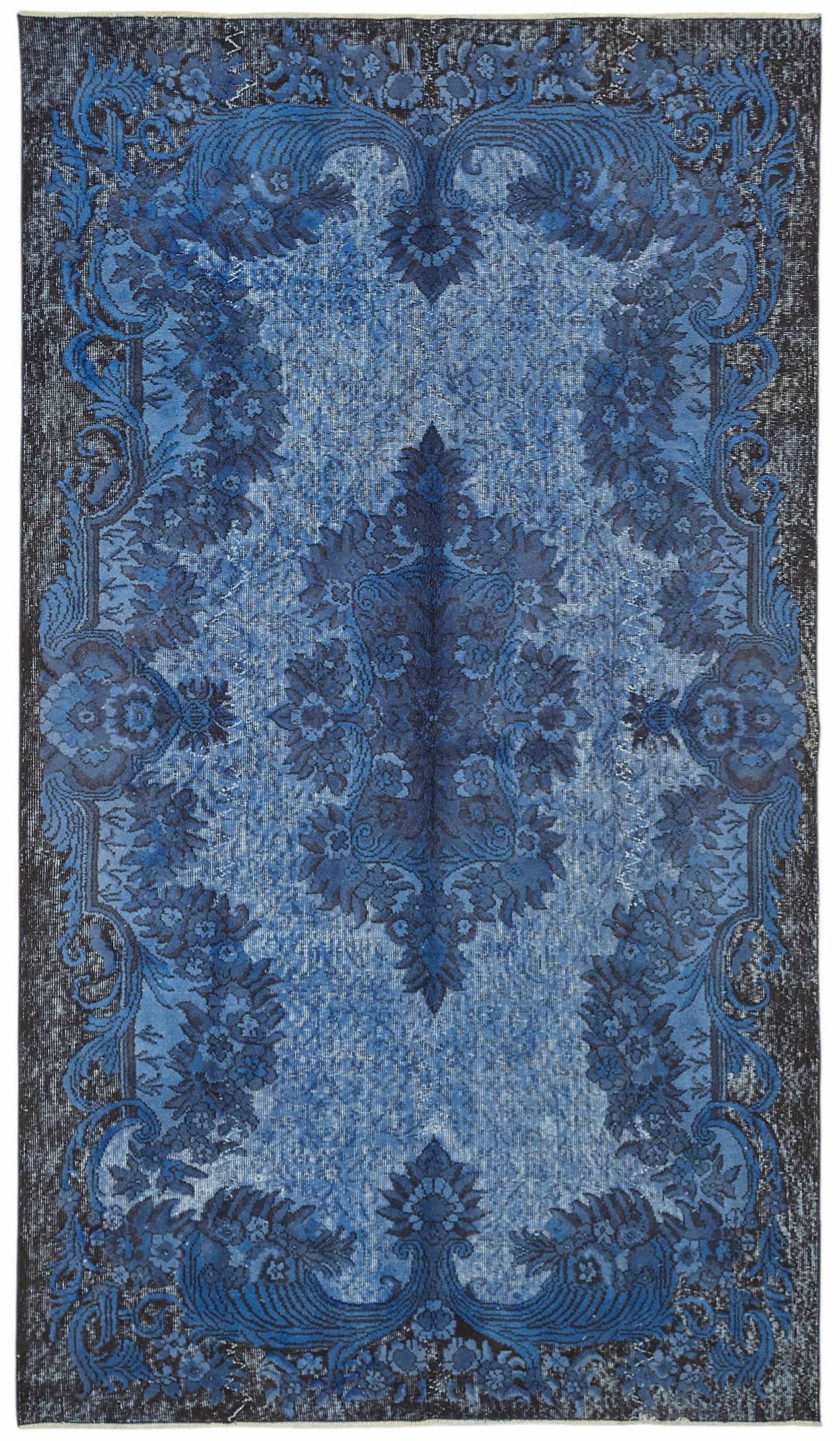 5x9 Blue Over-dyed Rug - 49312