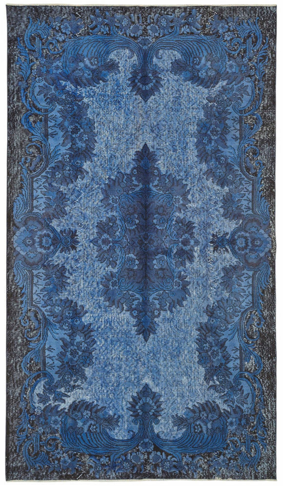5x9 Blue Over-dyed Rug - 49312