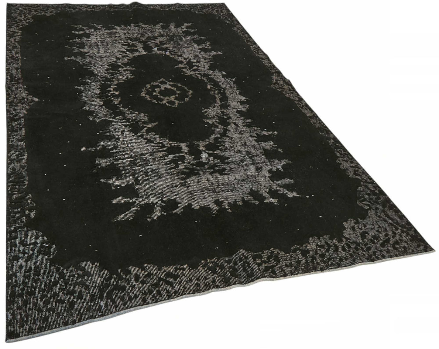 5x8 Black Over-dyed Rug - 49313