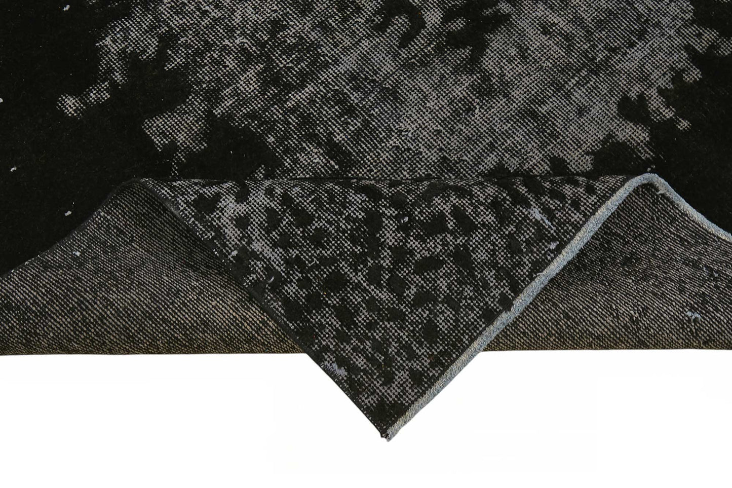 5x8 Black Over-dyed Rug - 49313