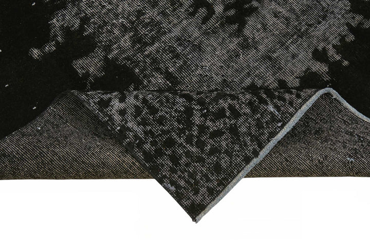 5x8 Black Over-dyed Rug - 49313