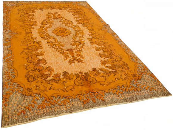 6x10 Orange Over-dyed Rug - 49315