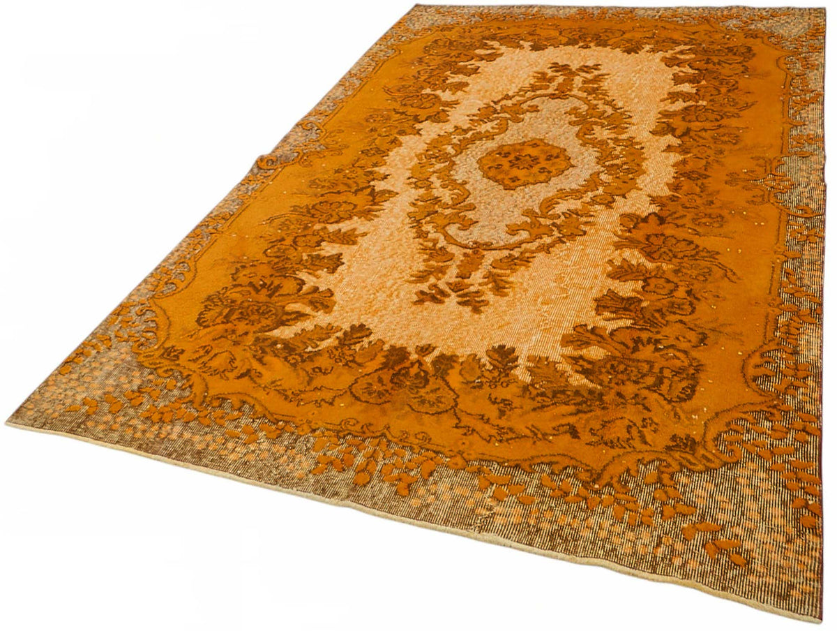 6x10 Orange Over-dyed Rug - 49315