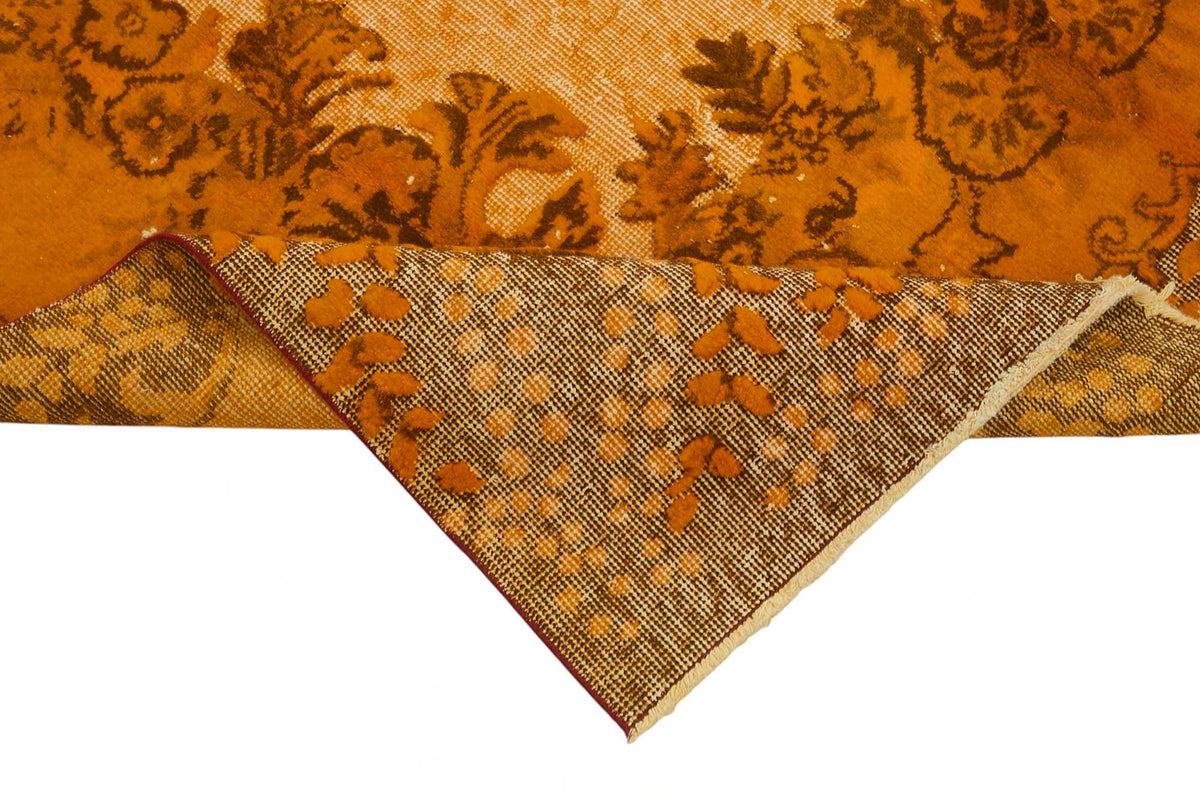 6x10 Orange Over-dyed Rug - 49315