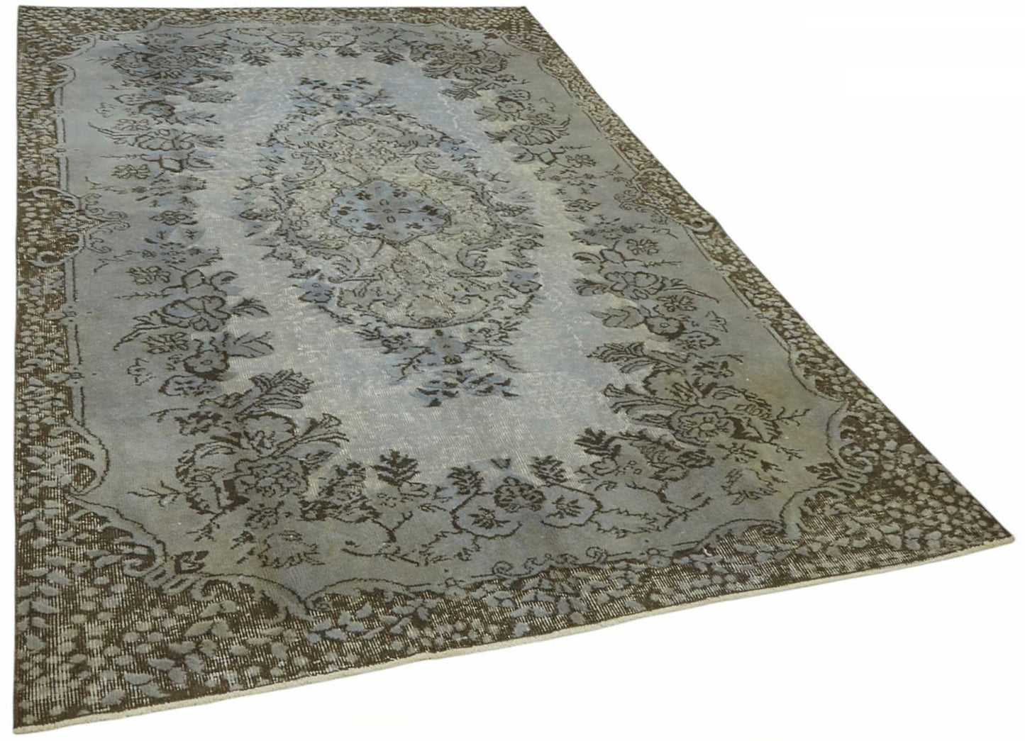 5x8 Grey Over-dyed Rug - 49316