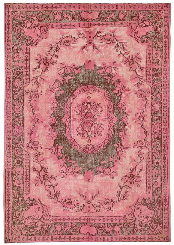 6x9 Pink Over-dyed Rug - 49317