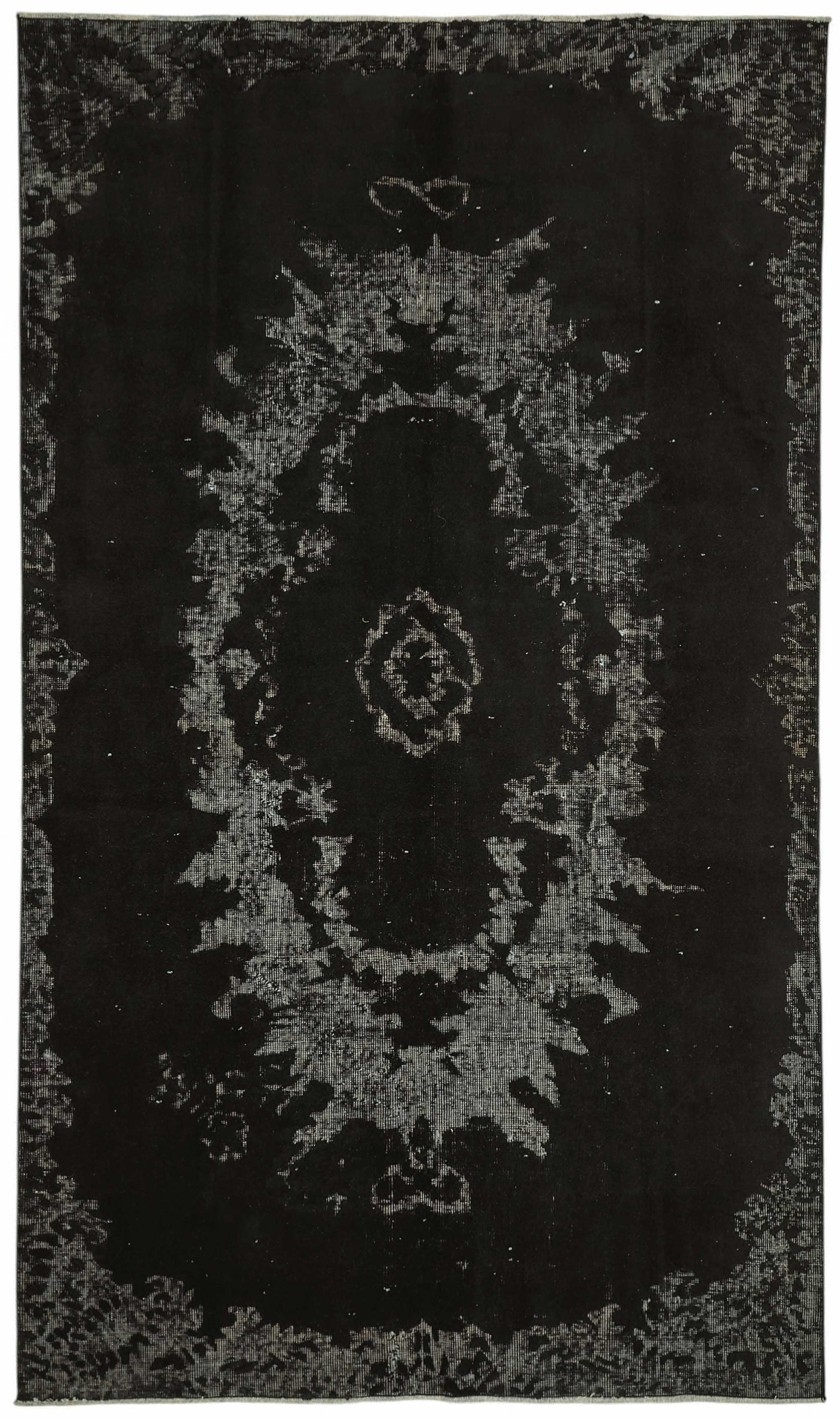 5x8 Black Over-dyed Rug - 49319
