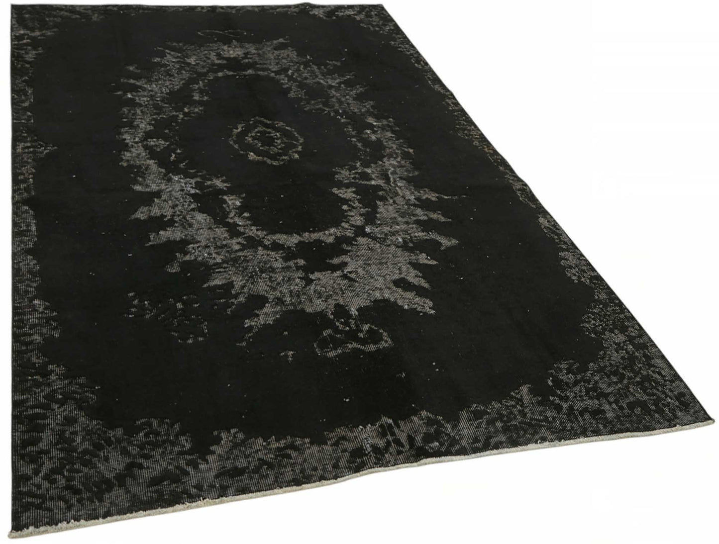 5x8 Black Over-dyed Rug - 49319