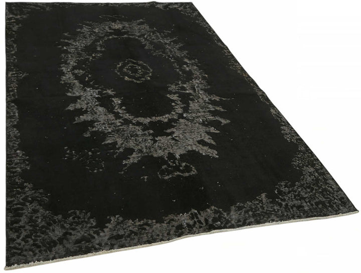 5x8 Black Over-dyed Rug - 49319