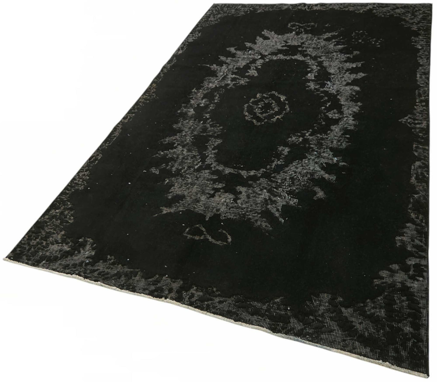5x8 Black Over-dyed Rug - 49319