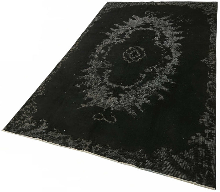 5x8 Black Over-dyed Rug - 49319