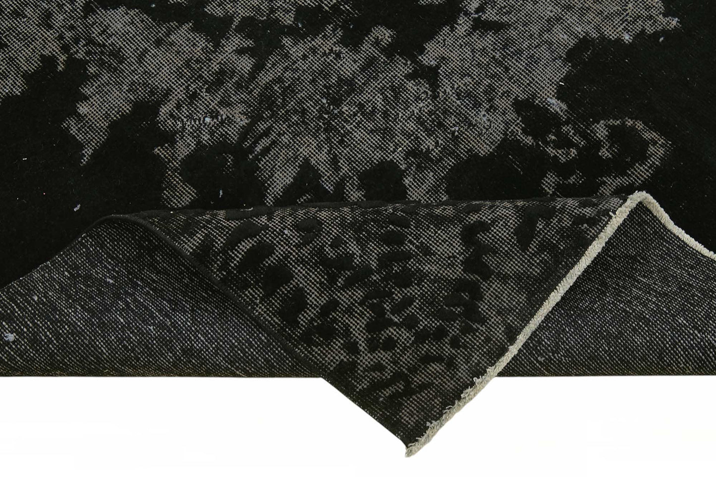 5x8 Black Over-dyed Rug - 49319