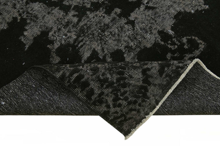 5x8 Black Over-dyed Rug - 49319