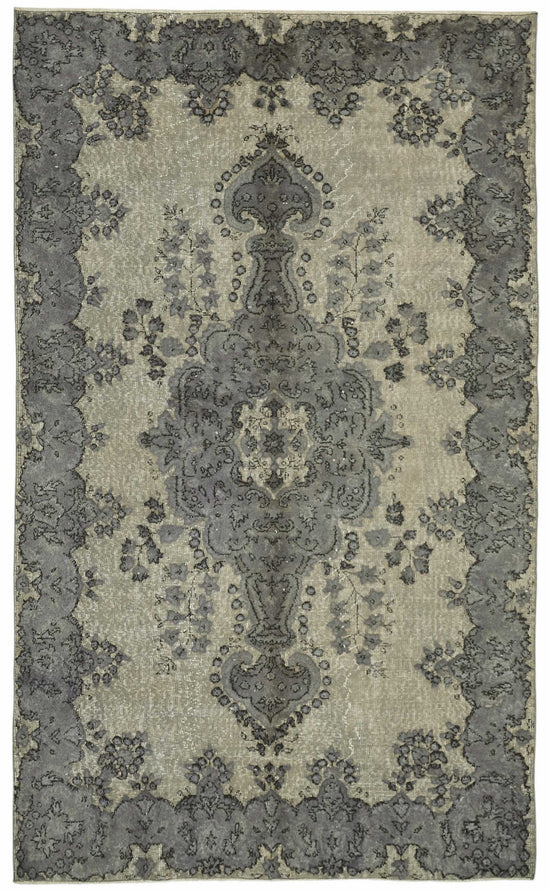 5x9 Grey Over-dyed Rug - 49320