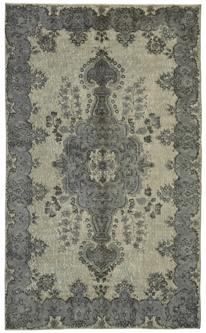 5x9 Grey Over-dyed Rug - 49320
