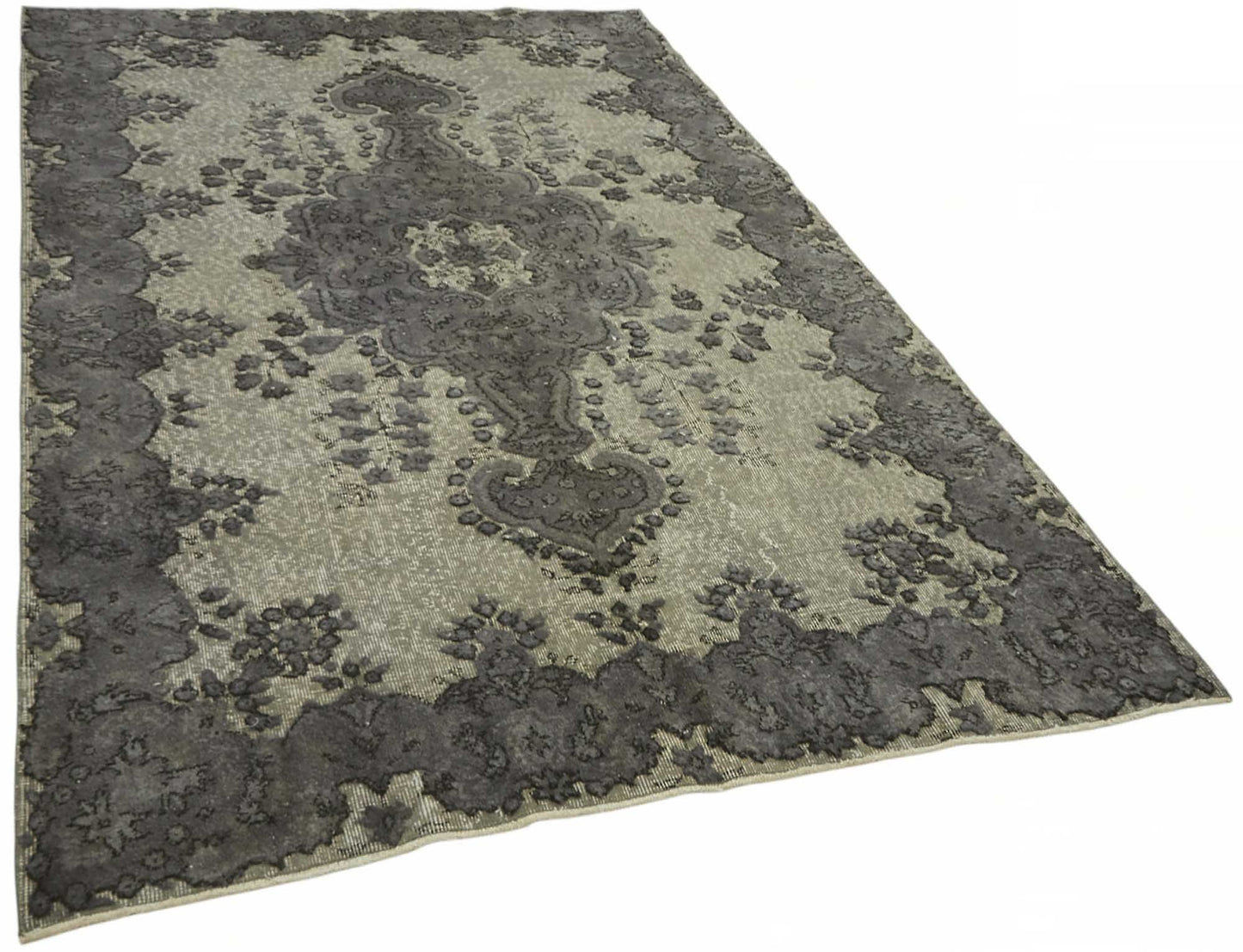 5x9 Grey Over-dyed Rug - 49320