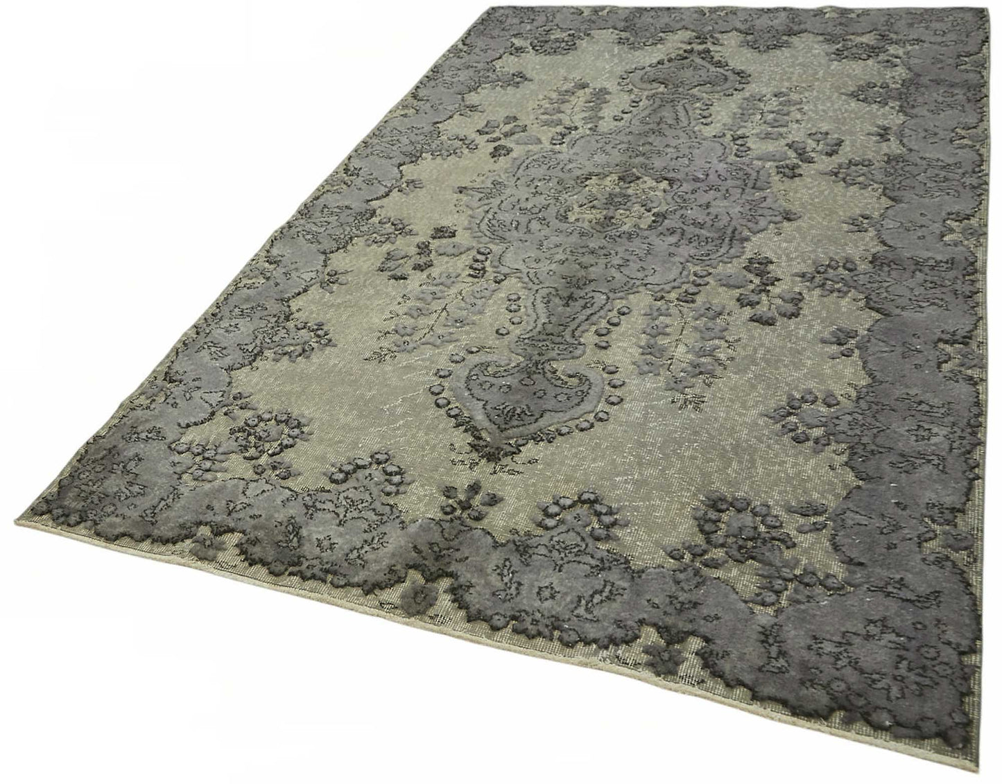 5x9 Grey Over-dyed Rug - 49320