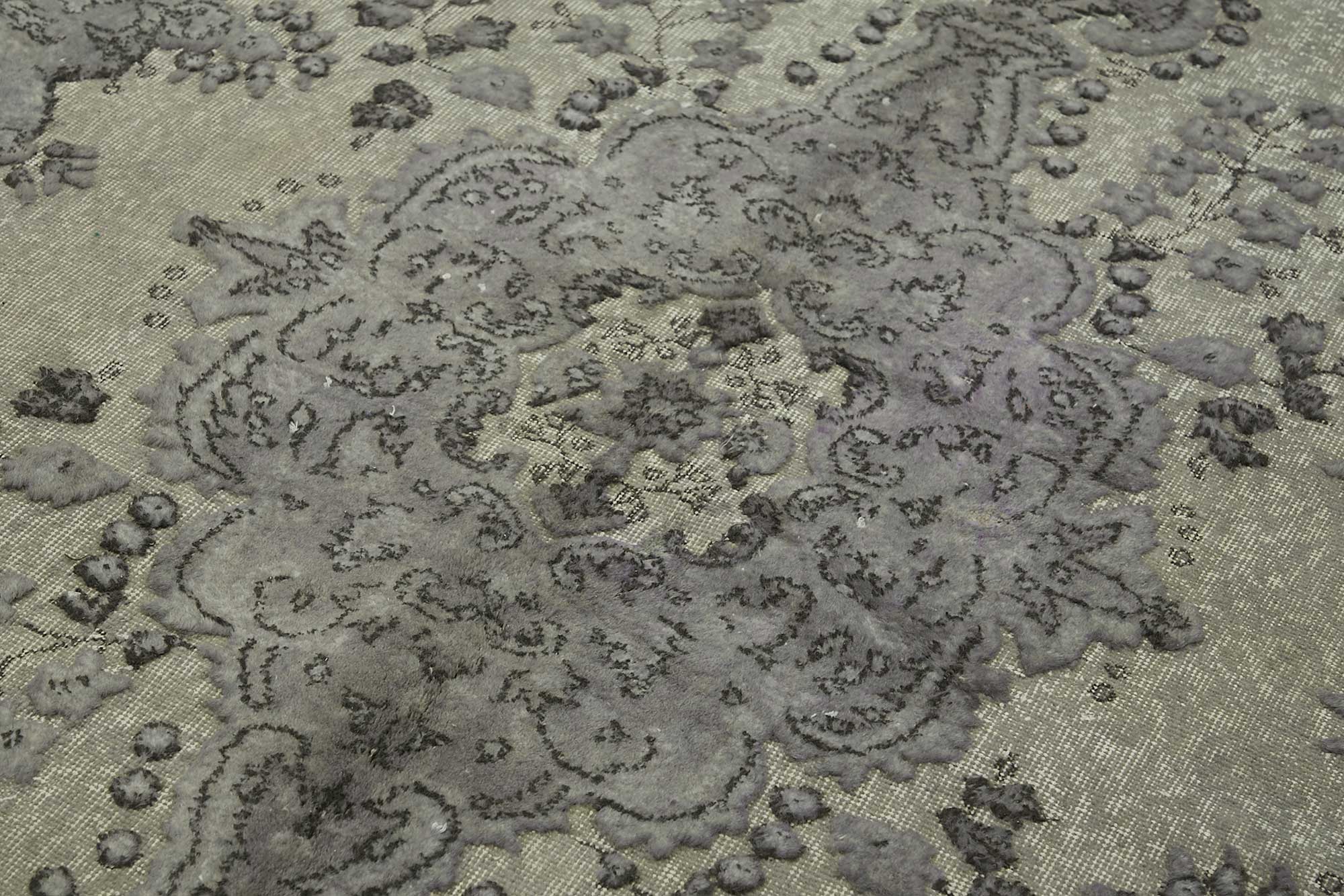 5x9 Grey Over-dyed Rug - 49320