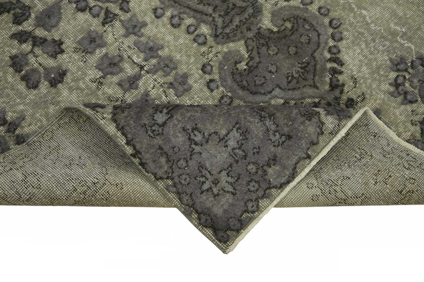 5x9 Grey Over-dyed Rug - 49320