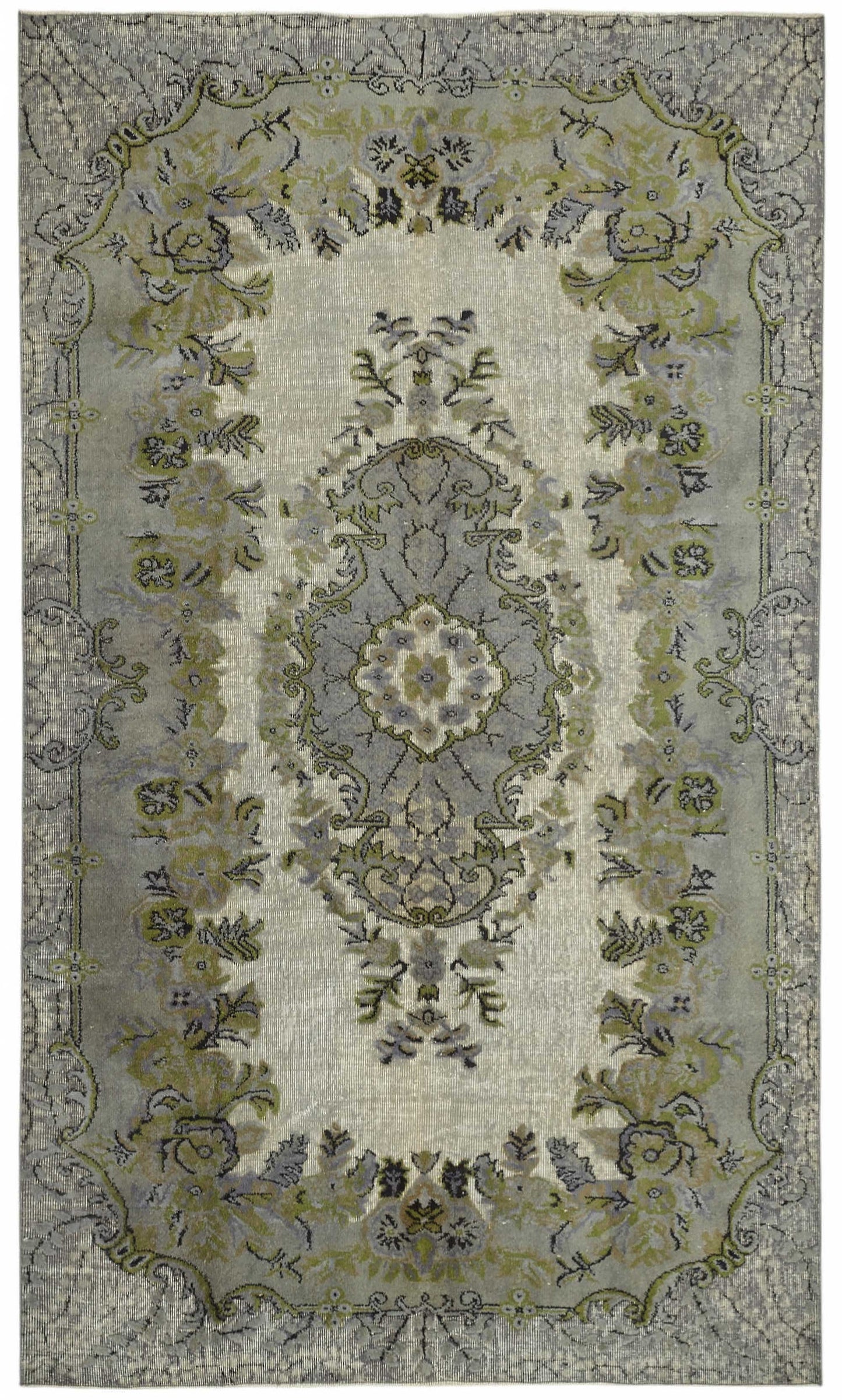 6x9 Grey Over-dyed Rug - 49322
