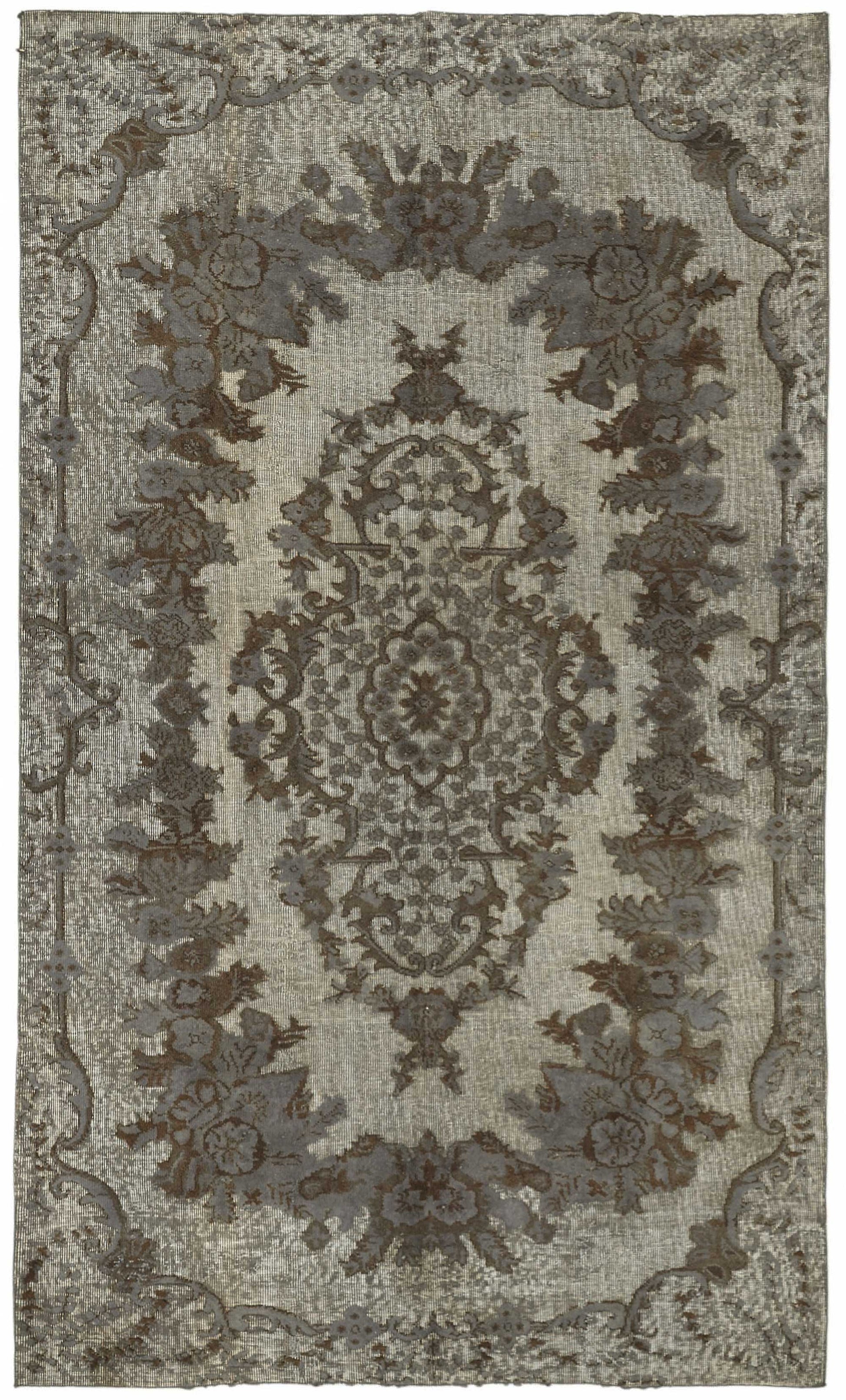 5x9 Grey Over-dyed Rug - 49324