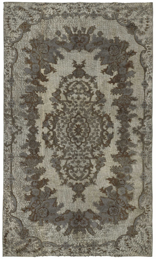 5x9 Grey Over-dyed Rug - 49324