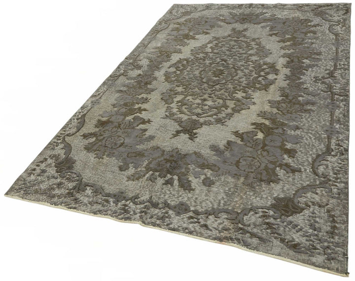 5x9 Grey Over-dyed Rug - 49324