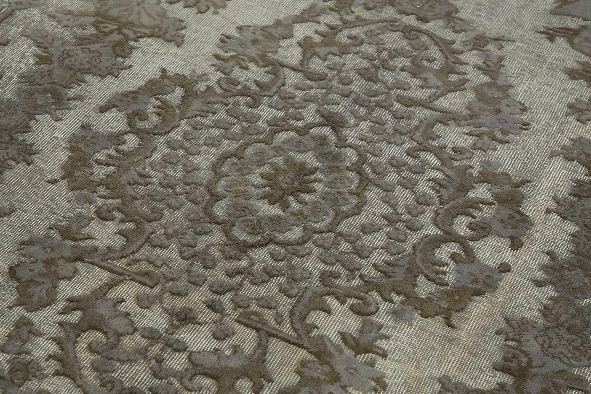 5x9 Grey Over-dyed Rug - 49324