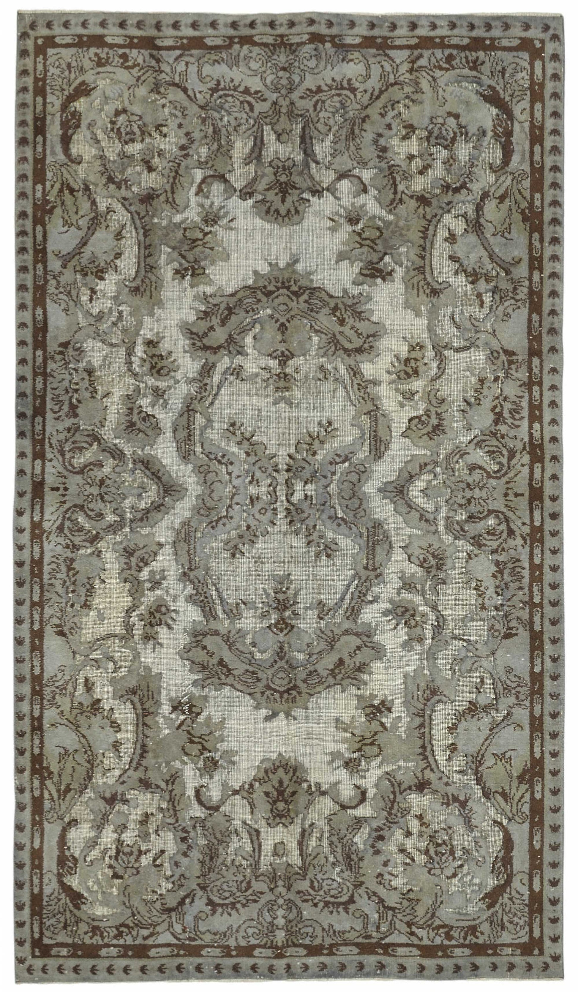 5x9 Grey Over-dyed Rug - 49326