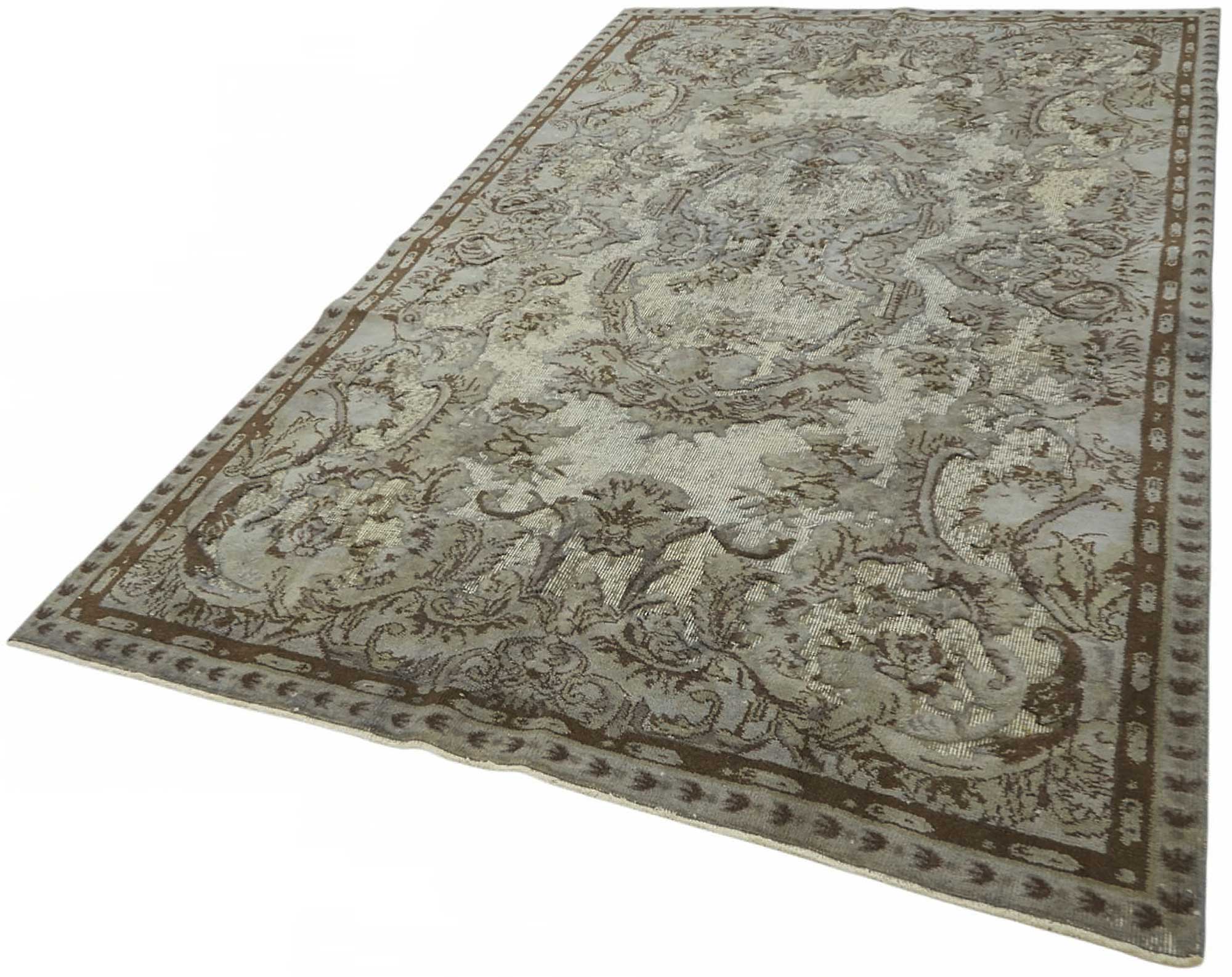 5x9 Grey Over-dyed Rug - 49326