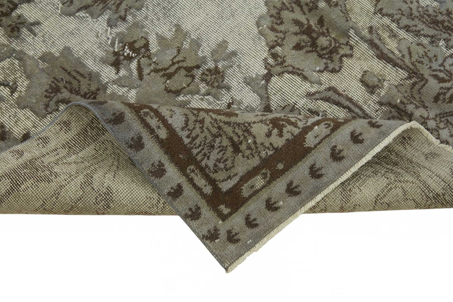 5x9 Grey Over-dyed Rug - 49326