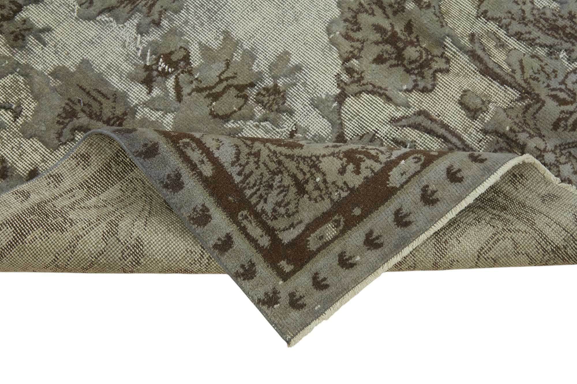 5x9 Grey Over-dyed Rug - 49326