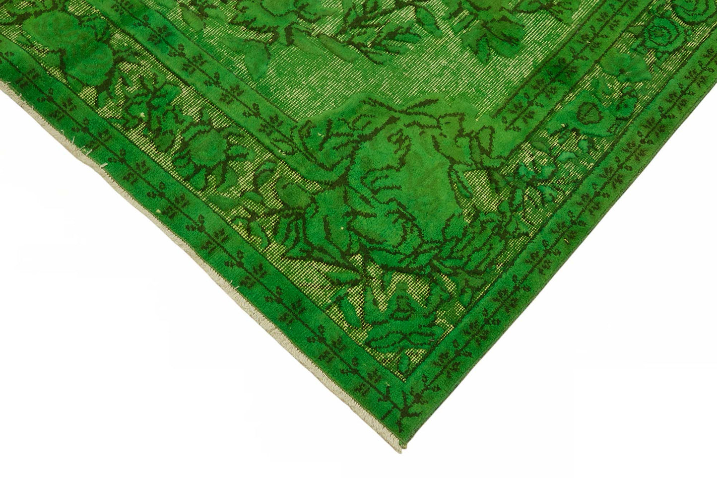 6x9 Green Over-dyed Rug - 49327