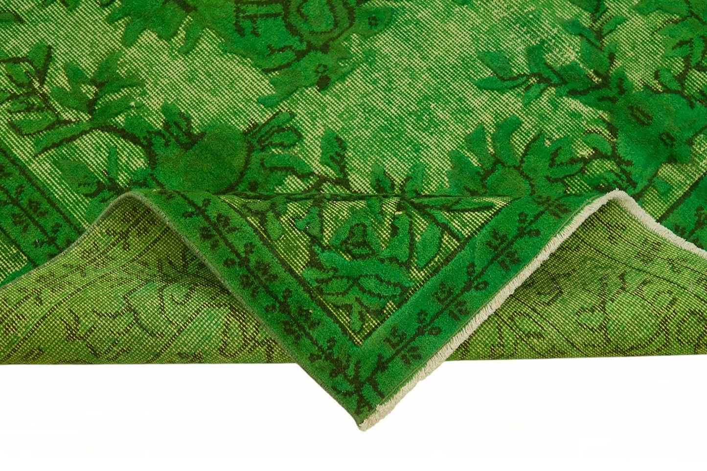 6x9 Green Over-dyed Rug - 49327