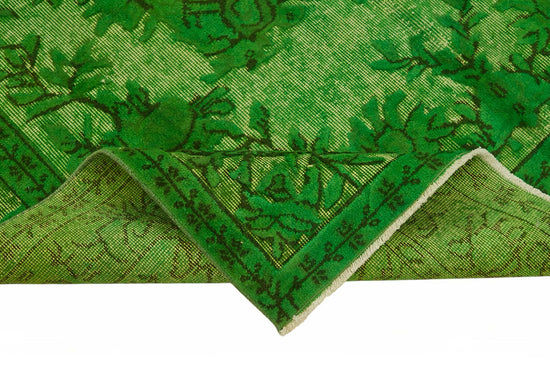 6x9 Green Over-dyed Rug - 49327