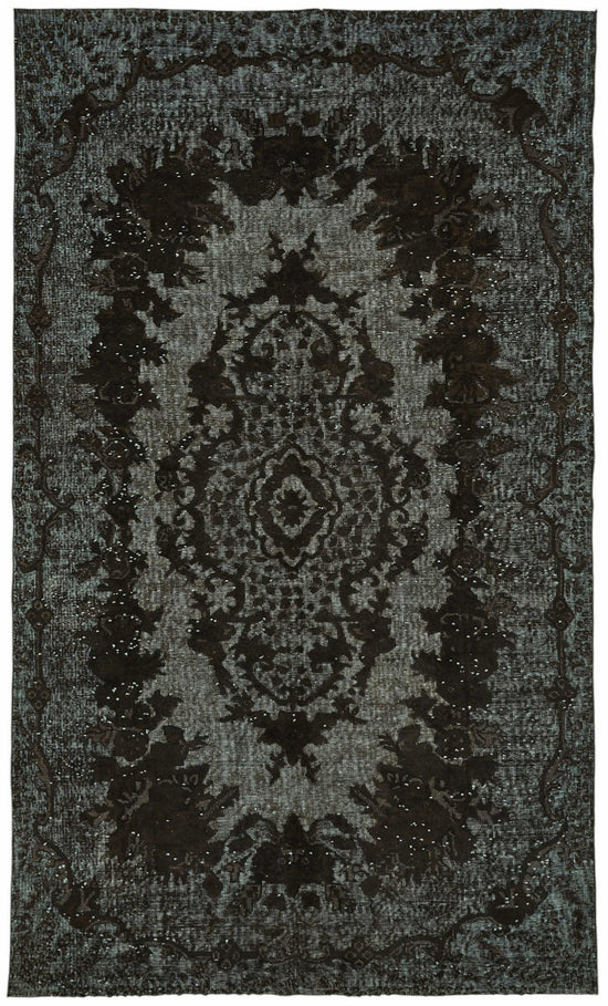 6x9 Black Over-dyed Rug - 49328