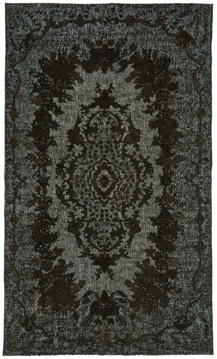 6x9 Black Over-dyed Rug - 49328