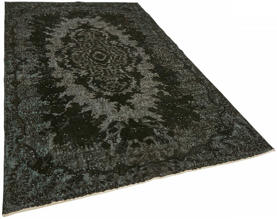 6x9 Black Over-dyed Rug - 49328
