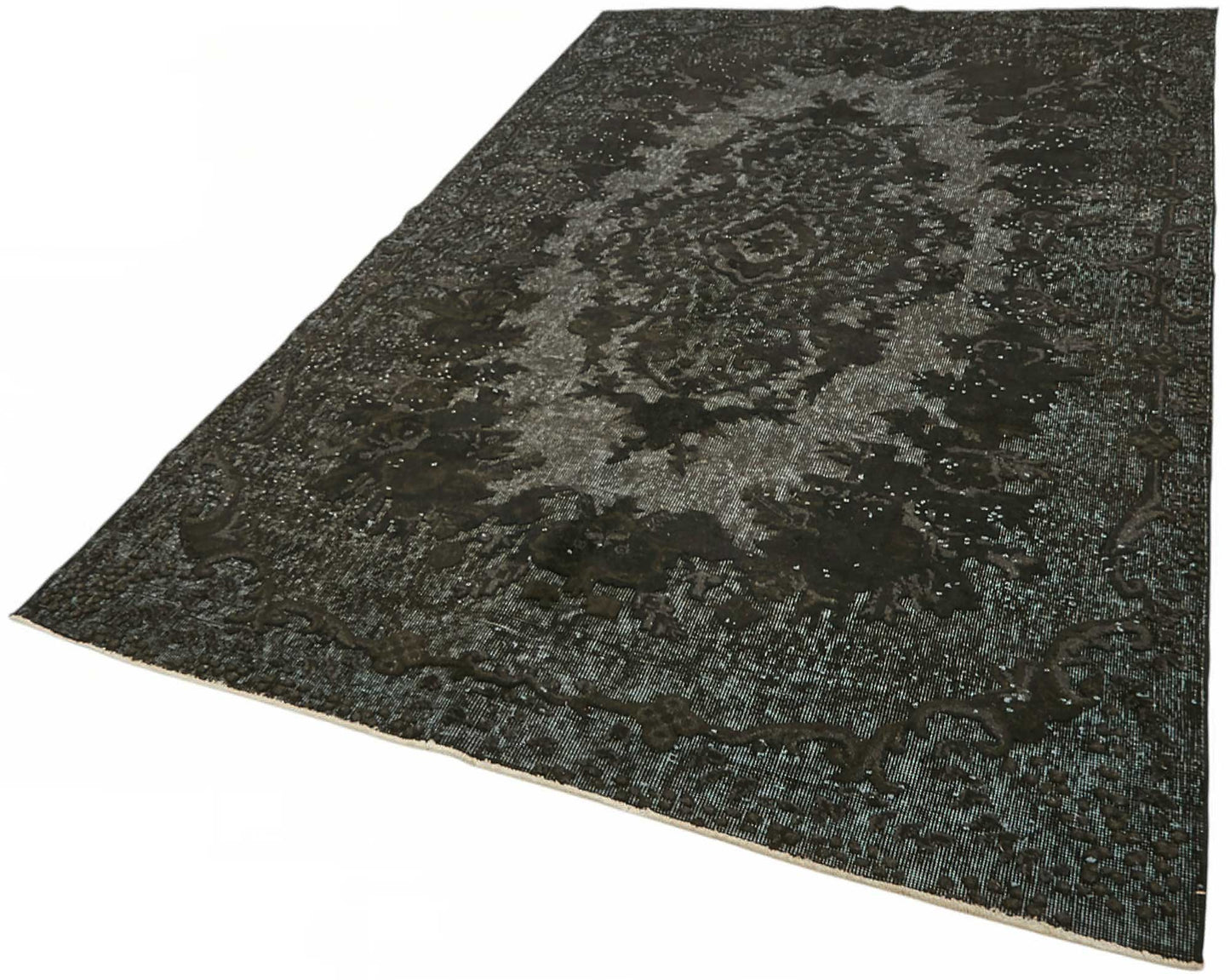 6x9 Black Over-dyed Rug - 49328