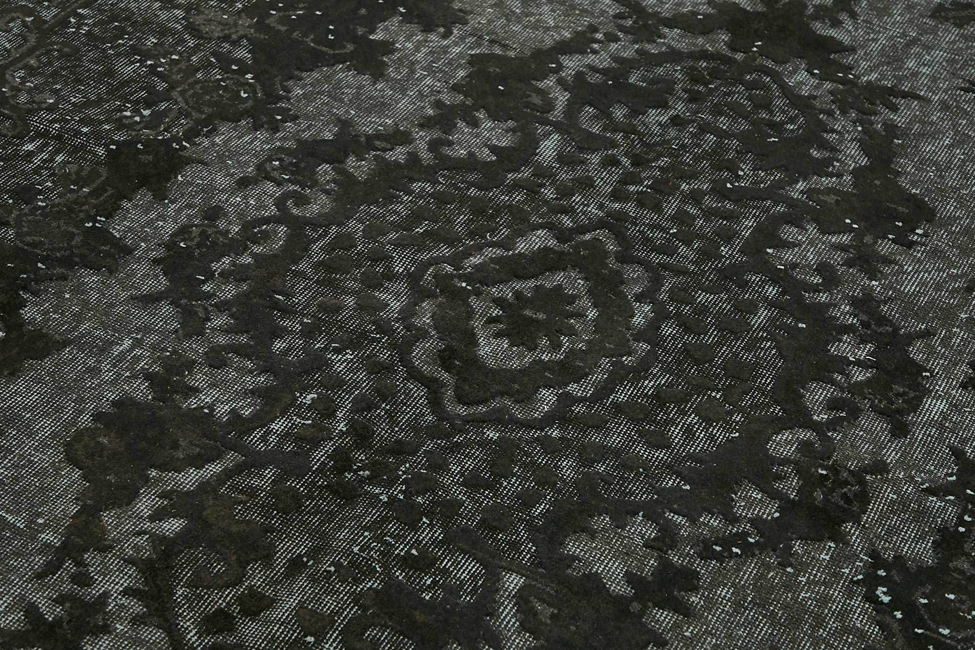 6x9 Black Over-dyed Rug - 49328
