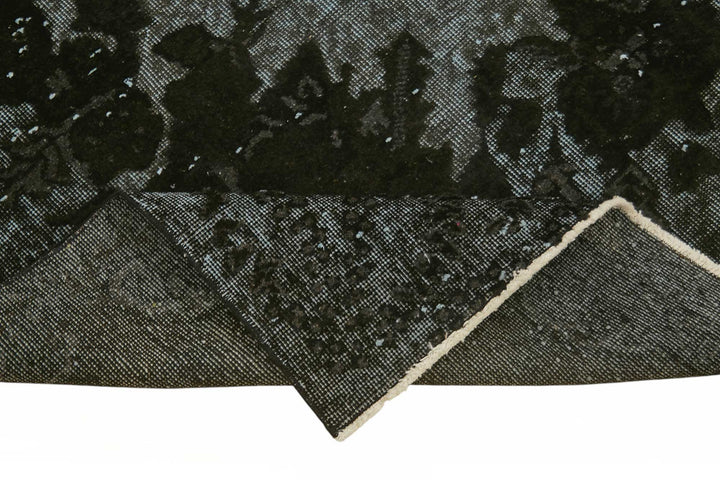 6x9 Black Over-dyed Rug - 49328